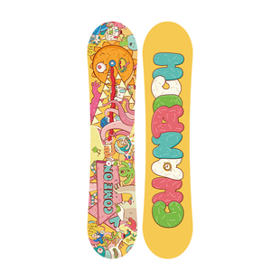 CHANRICH儿童单板滑雪板套装初学者少年全能板固定器快穿雪鞋套装