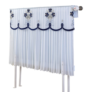 暖气罩暖气片遮挡美化装饰布艺简约防尘套老式铸铁暖气套防熏黑