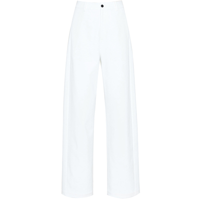 夏莫卡索罗娜抗皱免烫通勤直筒裤