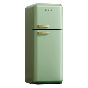 HCK哈士奇小香风Pro双门复古冰箱家用变频风冷客厅小型奶油风可爱