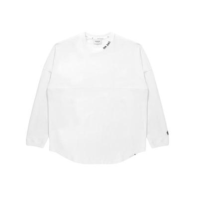 印花刺绣长袖T恤BAPEBLACK