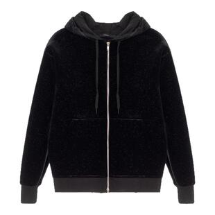 pushBUTTON 日常休闲女士拉链连帽长袖卫衣银泰百货301574