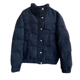 AMR UU◆鹅绒服～香风气质90白鹅绒保暖立领短款羽绒服女秋冬新款