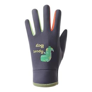 儿童防水保暖手套冬天男女童户外玩雪防冻运动骑车自行车防风防寒