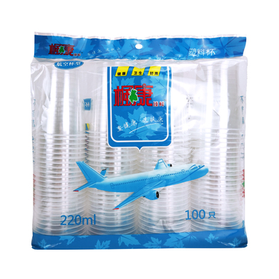 枫康臻鲜一次性航空杯220ml