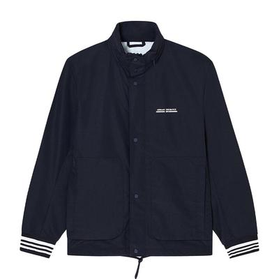 AX/阿玛尼男士廓形立领简约夹克