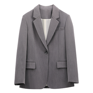 图曼朵西装套装女高级感西装裙正装灰色职业装面试商务西服小个子