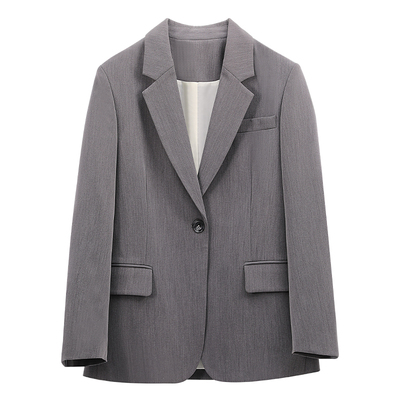 图曼朵高级感H型正装西装套装