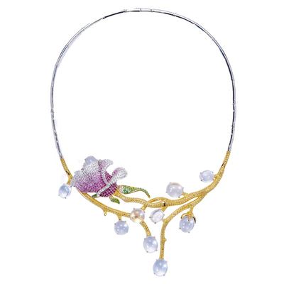 VISING珠宝水沫玉套链