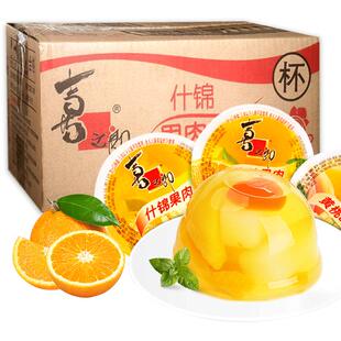 喜之郎果冻200g*24大杯整箱批发什锦蜜桔吸吸水果肉年货儿童零食