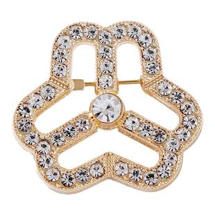 妇联会徽胸针妇女联合会镶钻胸花徽章三八妇女节别针胸章标志气质配饰巾帼文明妇女协会徽章熊辉别针徽