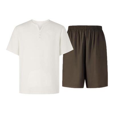 IVU男士夏季莱赛尔家居服套装