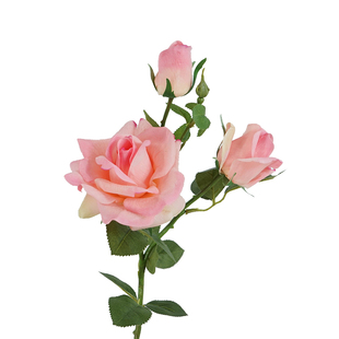 送满天星高端仿真花手感保湿玫瑰花假花客厅卧室办公桌落地摆放花