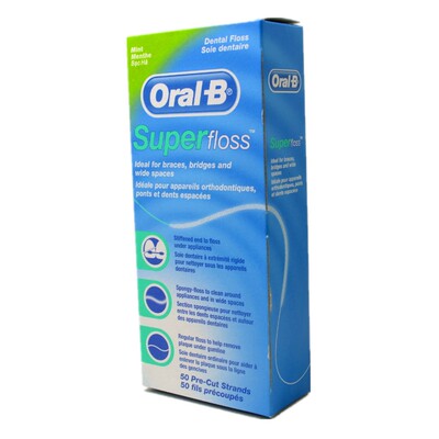 欧乐B牙线国内superfloss正畸