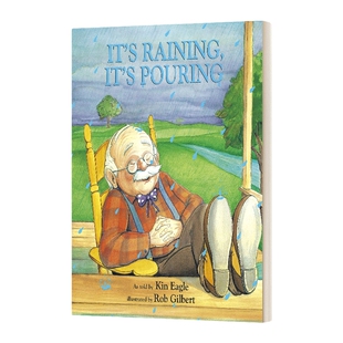 英文原版 It's Raining It's Pouring 下雨了 倾盆大雨 伊扎·特拉帕尼的加长儿歌 英文版 进口英语原版书籍儿童图书