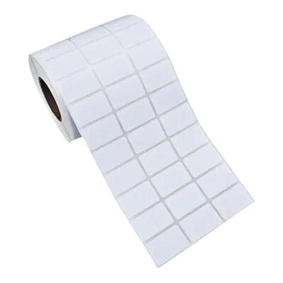 铜版不干胶纸标签条码打印纸三排