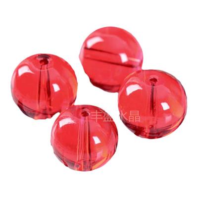 红色珠帘散珠珠子串珠手工