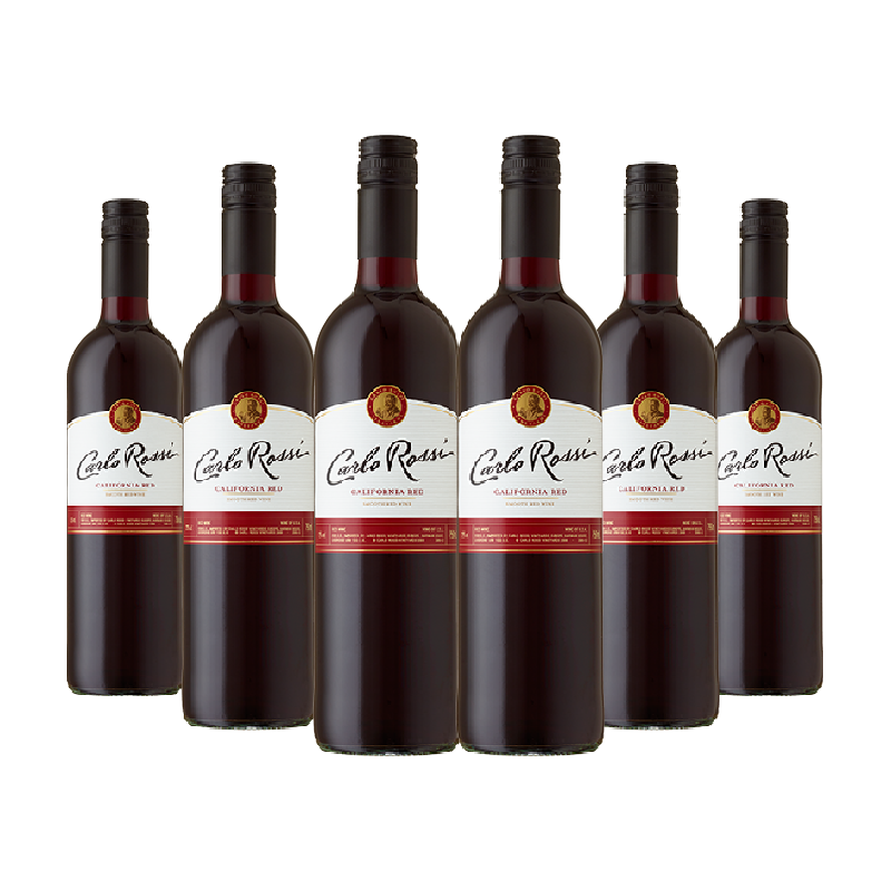加州乐事进口红葡萄酒750ml*6瓶