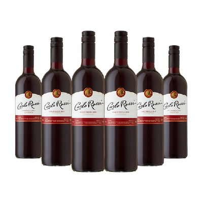 加州乐事柔顺红葡萄酒750ml*6