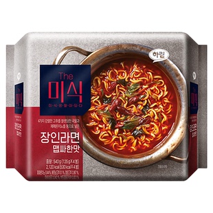 韩国直邮HARIM江原道匠人高端石锅拉面20h熬制汤底正宗传统炸酱面
