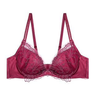 LACLOVER兰卡文繁星点点系列蕾丝花边文胸LC12SN1