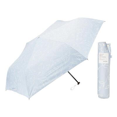 日本Waterfront黑胶晴雨伞大号遮阳伞折叠防晒太阳伞女轻便小巧