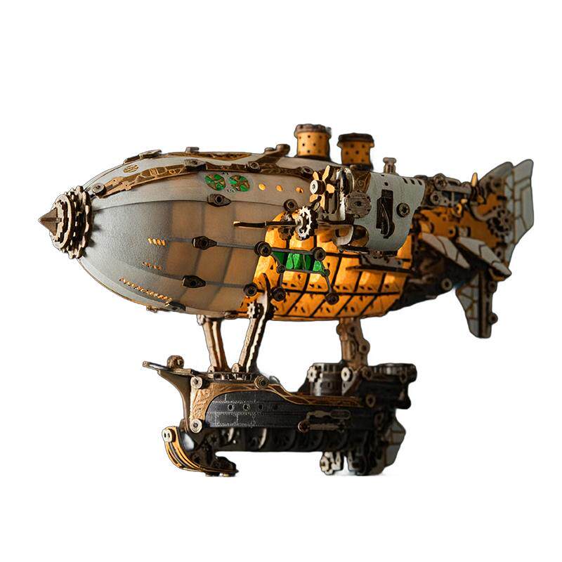 奇幻飞空艇3d立体手工拼装模型