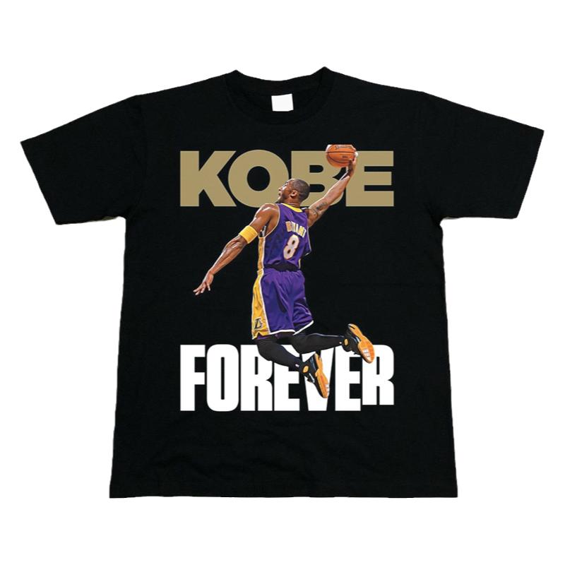 KOBE纯棉扣篮海报230重磅宽松科比T恤短袖