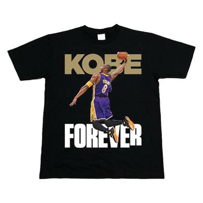 KOBE纯棉扣篮海报230重磅宽松科比T恤短袖