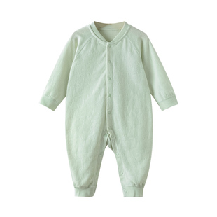 新生婴儿儿连体衣春秋早春打底哈衣秋冬薄款纯棉连身衣服宝宝秋装
