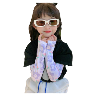 宝宝手袖女款宽松冰丝套袖儿童防晒冰袖男女童2026新款夏天薄袖套