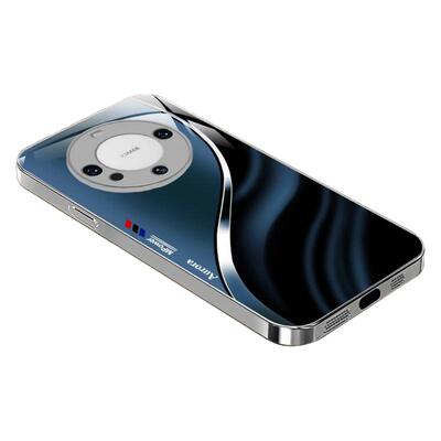 适用华为Mate60高档Mate60pro+手机壳简约Mate60pro+玻璃壳Mate70新Mate40渐变Mate30防摔mate50e套