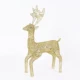 70#Золотой рождественский олень без света