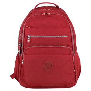 多层大容量双肩背包尼龙布时尚旅行包男女中学生轻便书包校园精致