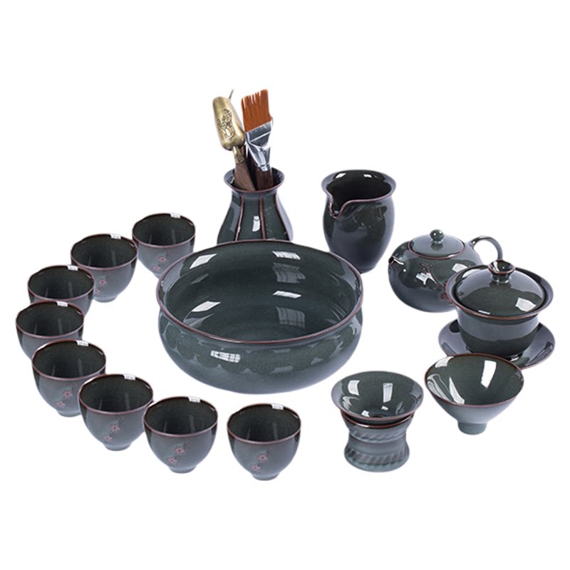 【品牌正品】冰裂纹功夫茶具