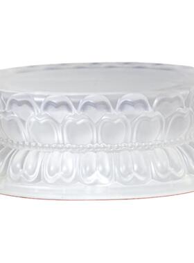 新中式水琉璃莲花底座供奉佛像双层观音座家用装饰品摆件高档须弥