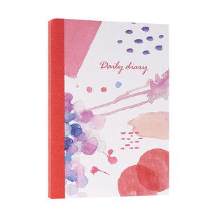 台湾珠友100磅厚A6手帐A5内芯B6手账内页方格一日一页自填日程本