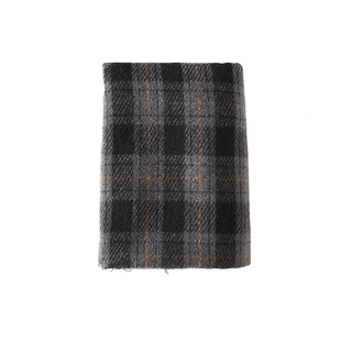 加厚涤棉磨毛复古面料秋冬裤裙衬衫布料手工diy仿毛呢格子布料