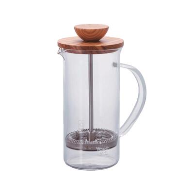 HARIO法压壶，橄榄木盖锁温保鲜