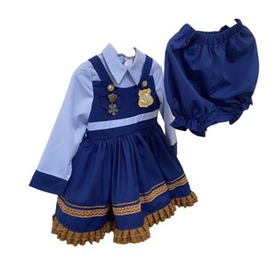 朱迪兔子警官儿童春秋洛丽塔蓬蓬裙生日演出装扮cos服女童连衣裙