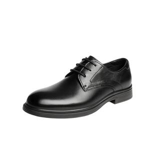 森达正装皮鞋2025秋新款牛皮革商务皮鞋英伦圆头男款皮鞋JDZ61CM5