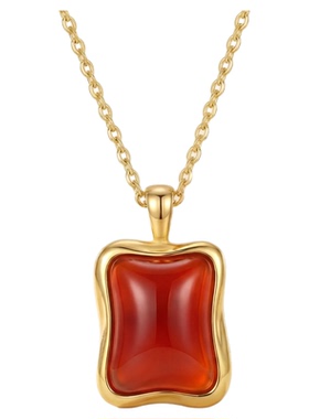 【新年礼物】红玛瑙颈链项链