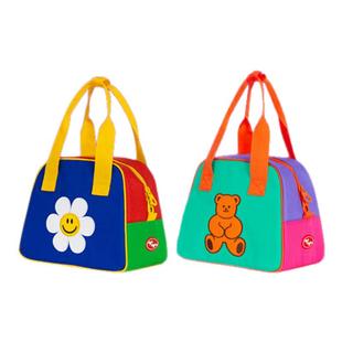 韩国直邮wiggle饭盒手提袋保温袋便当包袋带饭手提袋饭袋收纳袋