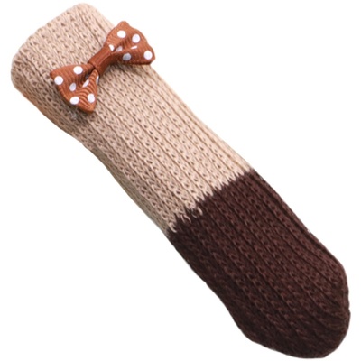 冬季毛线保护套子可爱风防盗门