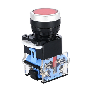 配电箱按钮开关LA38-11bn自复位自锁一开一闭启动停止点动按压式