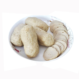 温州特产鱼饼苍南炎亭手工鱼棍长鱼饼鮸鱼鱼糕油炸鱼丸鱼豆腐500g