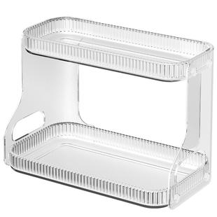 洗漱台亚克力浴室置物架卫生间台面神器洗手台双层化妆护肤品收纳