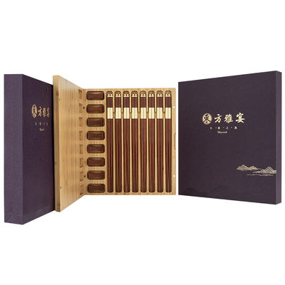 高端红木筷子鸿拓家用迎宾宴会席