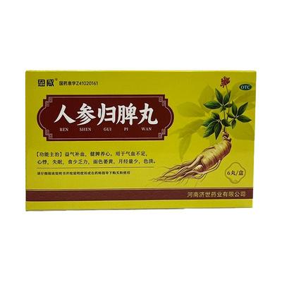 人参归脾丸正品补气养血气血不足气虚脾虚湿气重健脾丸官方旗舰店