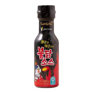 韩国进口三养火鸡面酱料韩式面酱双倍辣拌面酱瓶装调料炸鸡辣酱